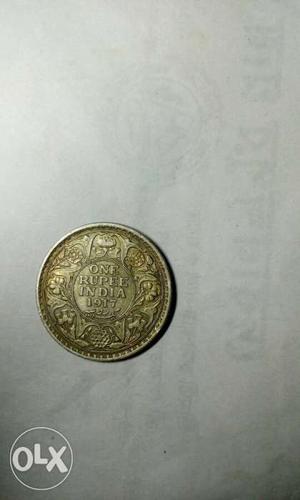 antique 1 rupee coin for sale