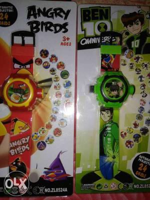 Angry Birds And Ben 10 Watch Boxes