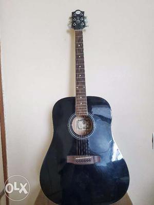 Black Colour Acoustic Guitar