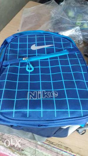 Blue And Teal Nike Backpack and 1 day old