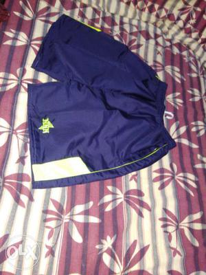 Blue And Yellow Shorts