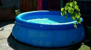 Blue Inflatable Above Ground Pool