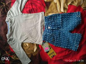 Branded clothes for 1-2 years baby(new)