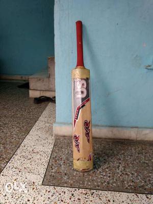 Brown And Red US Cricket Bat