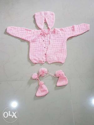 Girls winterwear suitable for upto 2yrs of
