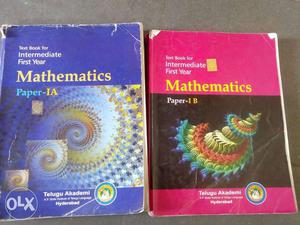 Intermediate first year maths textbooks