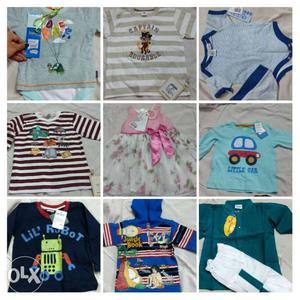 Kids clothes,age less than 1yr,new unused wid tag,individual