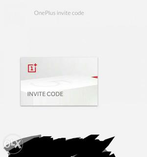 One plus five invite code.. Please ping to. Buy