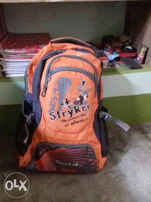 Orange Stryker Backpack