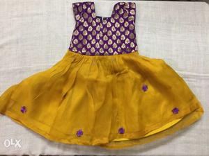 Party wear dress for kids up to 2 years age. It