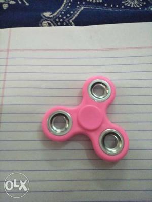 Pink And Silver Hand Spinner