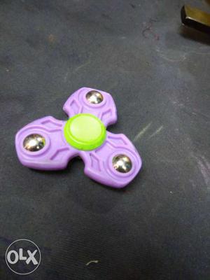 Purple And Green Hand Spinner
