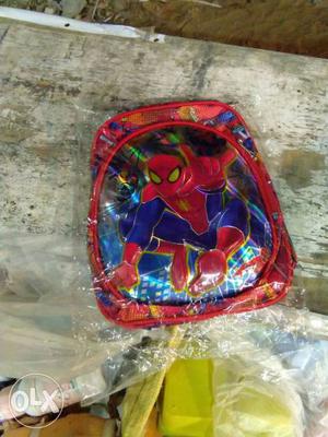 Red And Blue Spider-Man Backpack