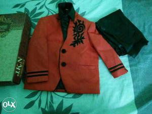 Red blazer fr one year boy new