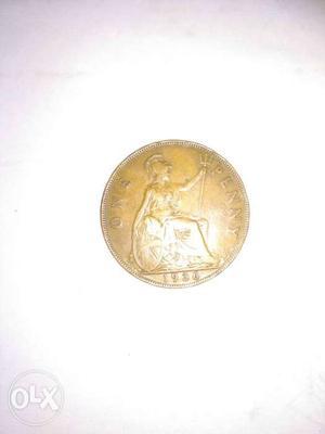 Round Gold  Coin