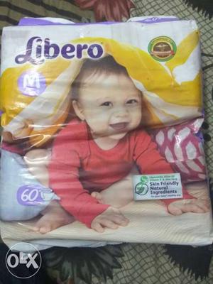 [Sealed Packed] Diapers 60 Pieces - Size M