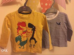 Set of 8 tshirts for 6-9 months old