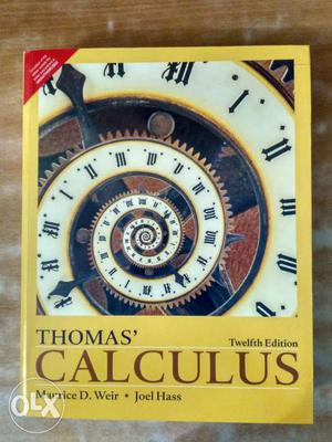 Thomas' Calculus 12th Edition. The best book out