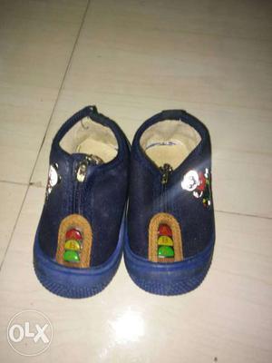 Toddler's Pair Of Blue Shoes