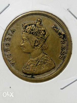 Victoria King, One rupes coin