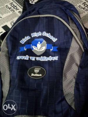 XL size school bag. pure rexin material with