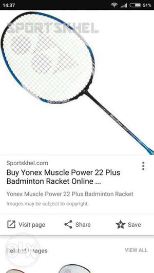Yonex muscle power 22 plus jointless badminton