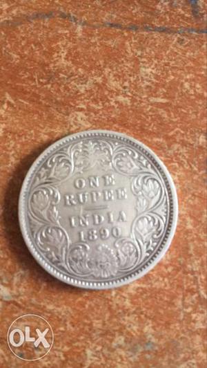 's one rupee coin victoria empress