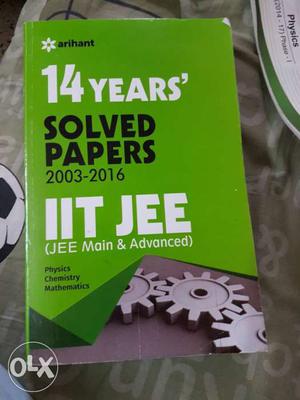 14 Years Solved Papers IIT JEE Book
