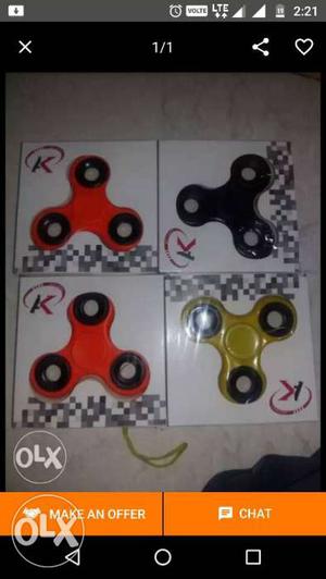 Any color Fidget Spinner, if you buy 3 spinner 1spinner