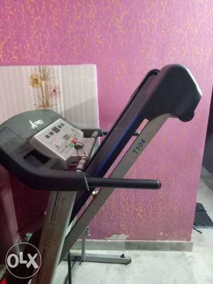 Black And Gray T104 Treadmill