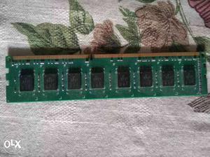 Black And Green Computer Ram Card