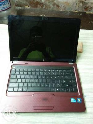 Black And Red HP Laptop
