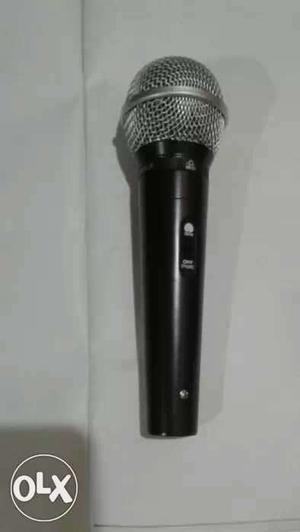 Black And Silver Microphone