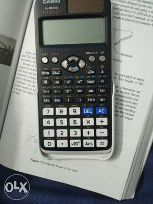 Black And White Casio Scientific Calculator