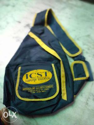 Black And Yellow ICST Computer Education Printed