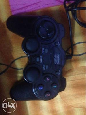 Black Corded Game Controller