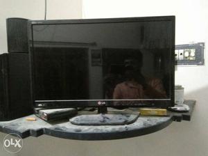 Black Flat Screen LG TV 22"