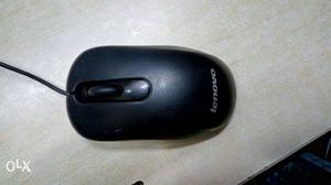 Black Lenovo Computer Mouse