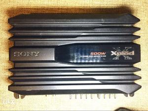 Black Sony Car Amplifier