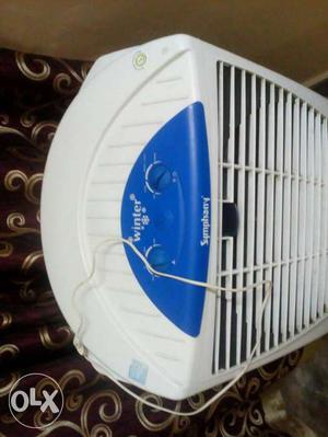 Blue And White Winter Simphony Portable Air Conditioner
