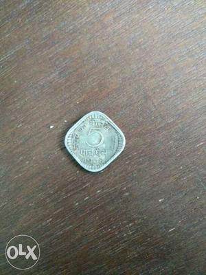 Diamond Shaped Silver Coin