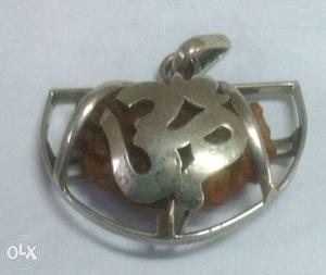 Ek Mukhi / One Face Rudraksha Silver Pendant