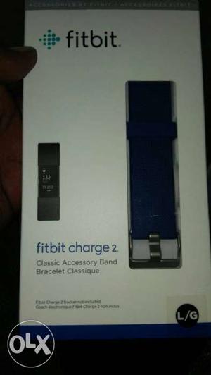 Fitbit charge 2 belt blue L size sealed pack