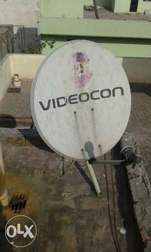 Gray Videocon Satellite Dish