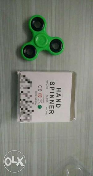 Green Hand Spinner With Box