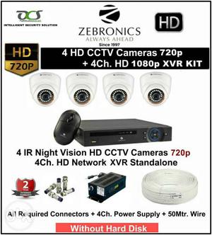 Hd Cctv Kit With 2years Warranty