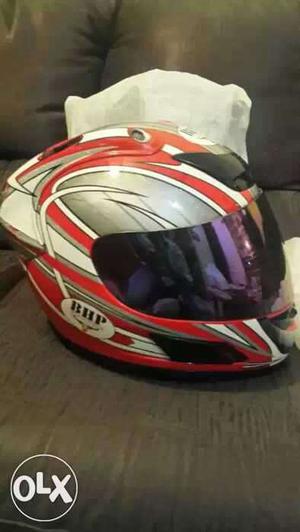 It's a bhp racing imported helmets in very good