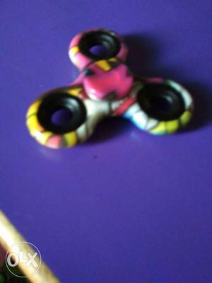 Multicolored Tri-fidget Spinner