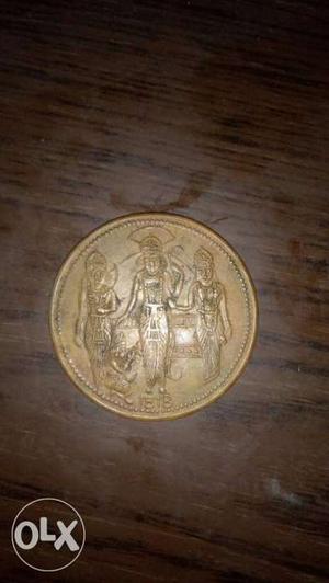 Old  coin god ram. An hanuman.... any one