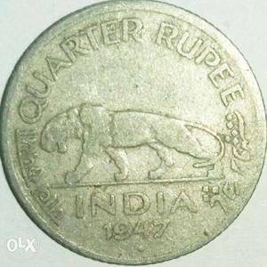 One quarter george ..last coin of british empire